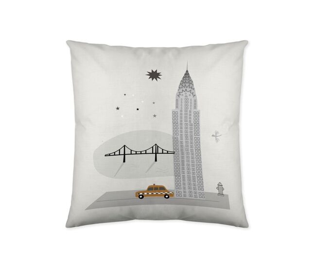 Haciendo el indio - funda de cojin estampado - sin relleno - 40x40 cm - algodón extra suave - nyc