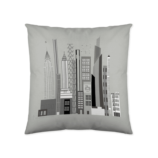 Haciendo el Indio - Capa de Almofada Estampada - Sem Enchimento - 40x40 Cm - Algodão Extra Macio - NYC