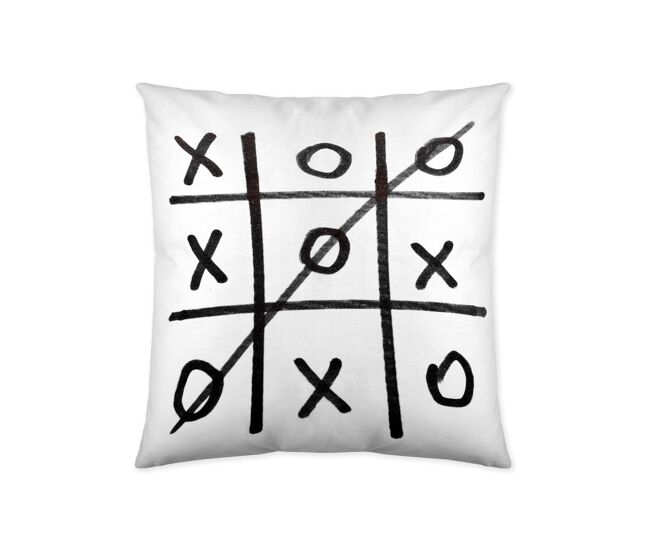 Icehome - funda de cojin estampado - sin relleno - 60x60 cm - algodón extra suave - 3n raya