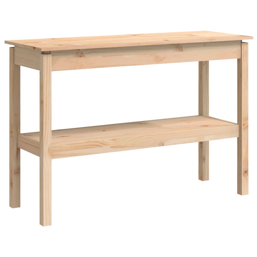 Mesa consola - mesa de entrada madera maciza de pino 110x40x75 cm