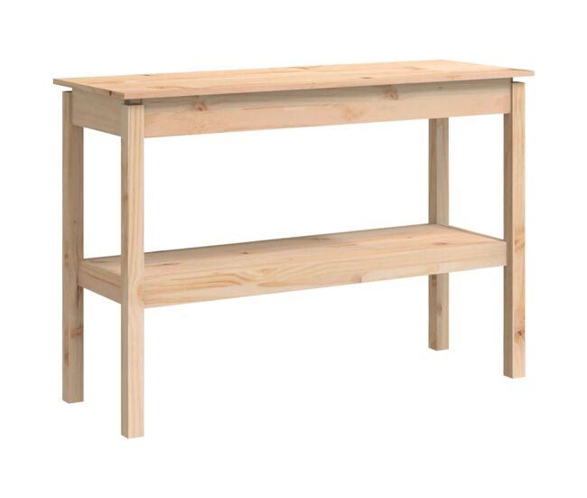 Mesa consola - mesa de entrada madera maciza de pino 110x40x75 cm