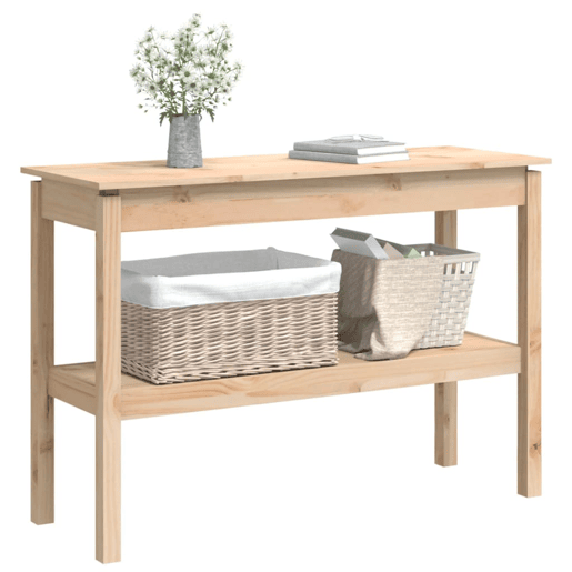 Mesa Consola - Mesa De Entrada 110x40x75 cm madeira de pinho maciça