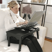 WELL HOME - Mesa lateral portátil para computador 56x32x24,5cm WELL HOME - Mesa lateral portátil para computador 56x32x24,5cm