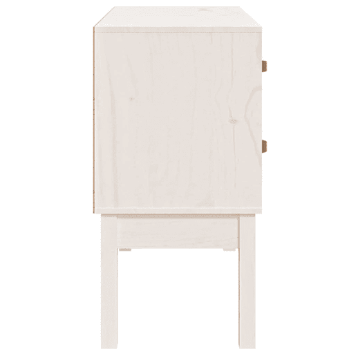 Mesa Consola - Mesa De Entrada 90x40x78 cm madeira de pinho maciça branco