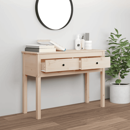 Mesa Consola - Mesa De Entrada 100x35x75 cm madeira de pinho maciço