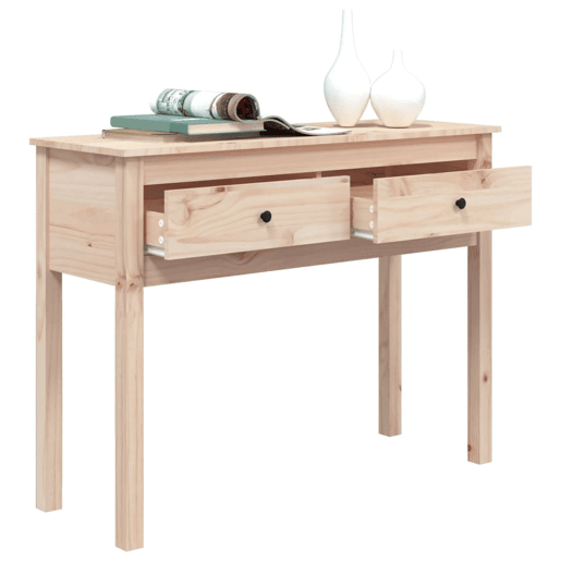 Mesa Consola - Mesa De Entrada 100x35x75 cm madeira de pinho maciço