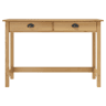 Mesa Consola - Mesa De Entrada Hill c 2 gavetas 110x45x74 cm pinho maciço