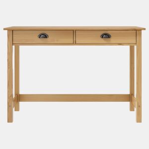 Mesa Consola - Mesa De Entrada Hill c 2 gavetas 110x45x74 cm pinho maciço