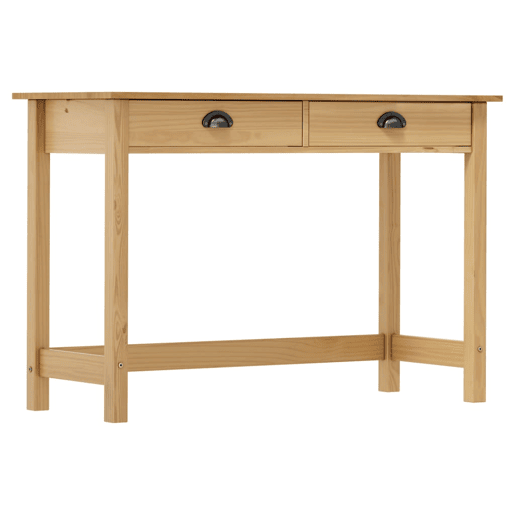 Mesa Consola - Mesa De Entrada Hill c 2 gavetas 110x45x74 cm pinho maciço