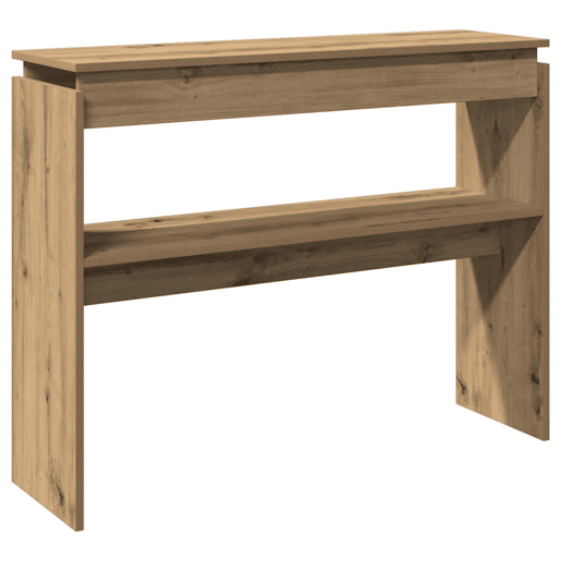 Mesa Consola - Mesa De Entrada 102x30x80 cm derivados madeira carvalho artisiano