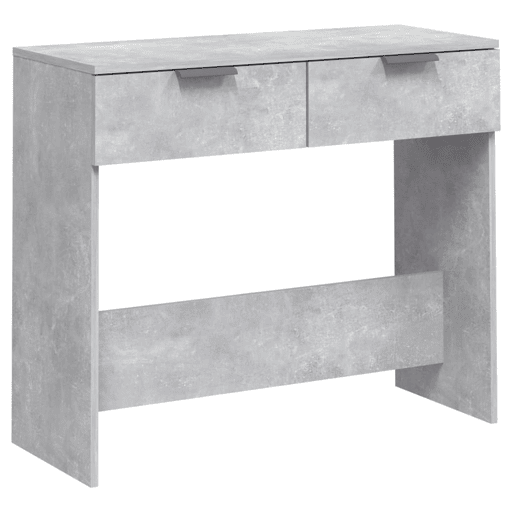 Mesa Consola - Mesa De Entrada 90x36x75 cm derivados de madeira cinzento-cimento