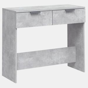 Mesa Consola - Mesa De Entrada 90x36x75 cm derivados de madeira cinzento-cimento