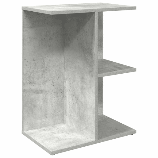 Mesa De Cabeceira Mesinha De Cabeceira - 46,5x29x61 cm derivados madeira cinzento-cimento