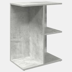 Mesa De Cabeceira Mesinha De Cabeceira - 46,5x29x61 cm derivados madeira cinzento-cimento