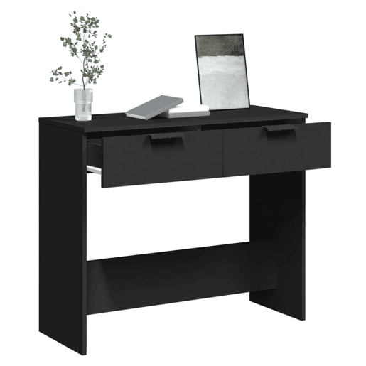 Mesa Consola - Mesa De Entrada 90x36x75 cm derivados de madeira preto