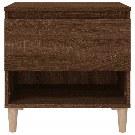 Mesa De Cabeceira Mesinha De Cabeceira - 50x46x50 cm derivados madeira carvalho castanho