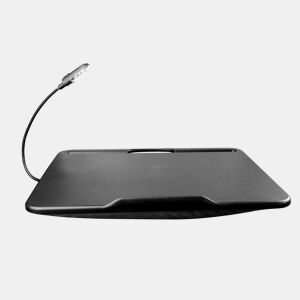 WELL HOME - Mesa lateral 'Oran' preta 40x33cm