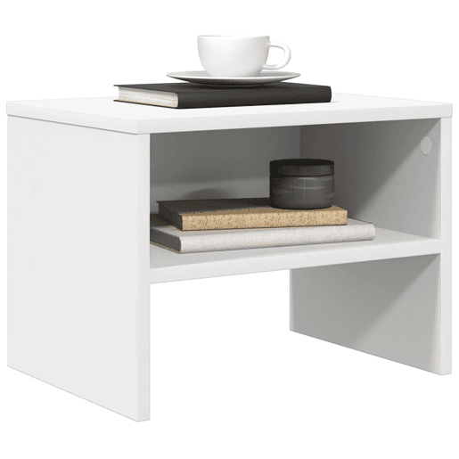 Mesa De Cabeceira Mesinha De Cabeceira - 40x30x30 cm aglomerado branco
