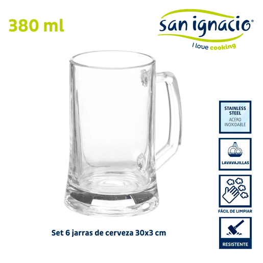 Jarro de cerveja com alça coleção VIVALTO Jarro de cerveja com alça coleção VIVALTO