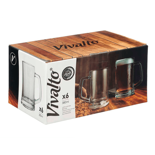 Jarro de cerveja com alça coleção VIVALTO Jarro de cerveja com alça coleção VIVALTO