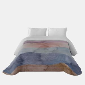 SANDAL - Edredom Nórdico Estampado - Ótimo Conforto e Acolchoamento Extra Macio - Peso 300 Gramas com Toque de Pena - Cama 90 - AZUL OCEANO