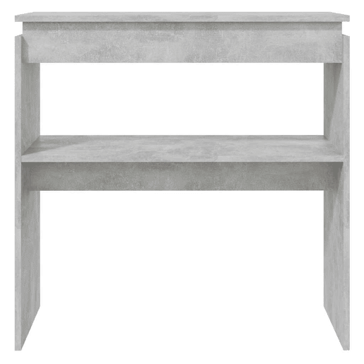 Mesa Consola - Mesa De Entrada 80x30x80 cm derivados de madeira cinzento cimento