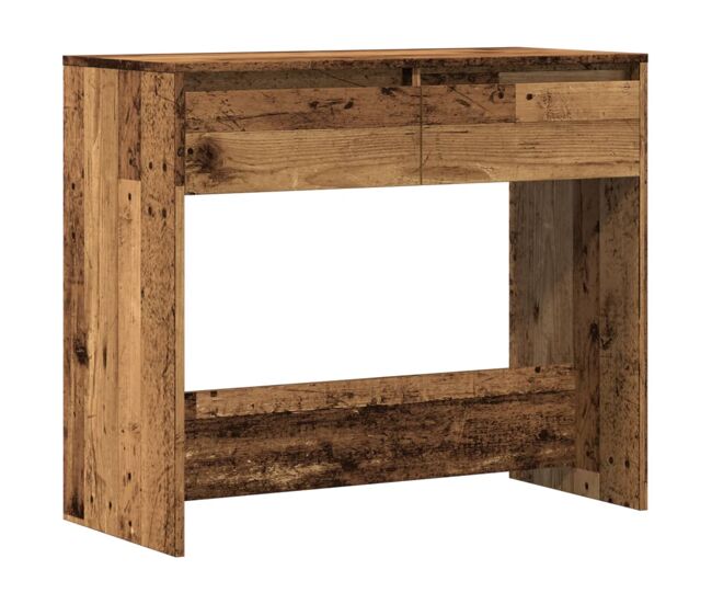 Mesa consola - mesa de entrada madera ingeniería madera envejecida 89x41x76,5 cm