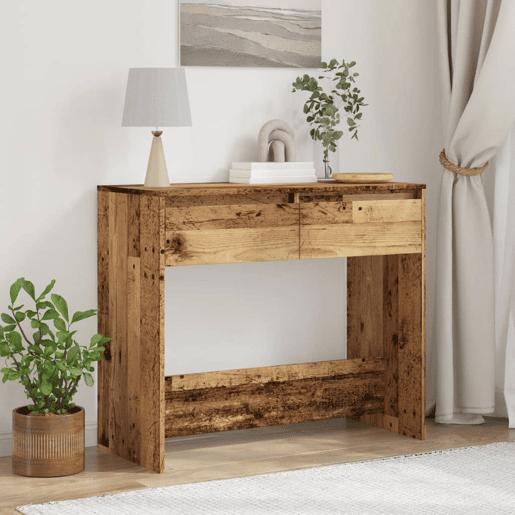 Mesa Consola - Mesa De Entrada 89x41x76,5 cm derivados de madeira madeira velha