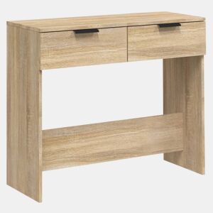 Mesa Consola - Mesa De Entrada 90x36x75 cm derivados de madeira carvalho sonoma