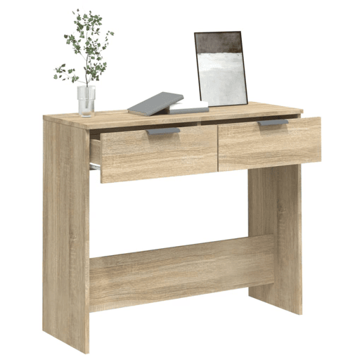 Mesa Consola - Mesa De Entrada 90x36x75 cm derivados de madeira carvalho sonoma