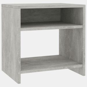 Mesa De Cabeceira - Mesinha De Cabeceira 40x30x40cm derivados de madeira cinza cimento