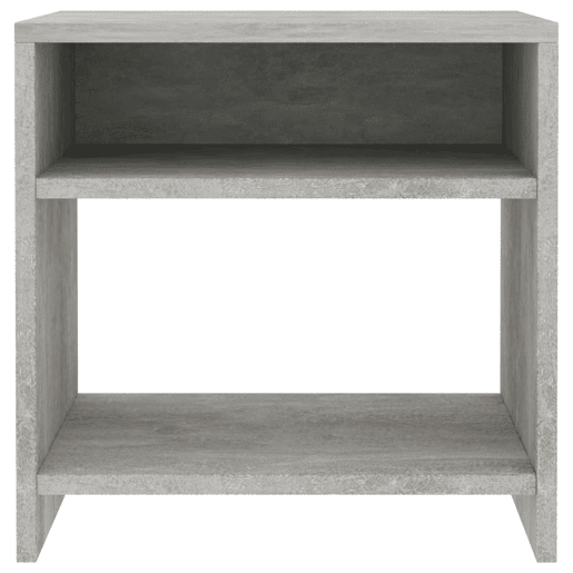 Mesa De Cabeceira - Mesinha De Cabeceira 40x30x40cm derivados de madeira cinza cimento