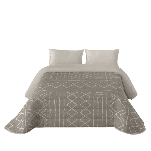 SANDAL - Edredom Nórdico Estampado - Ótimo Conforto e Acolchoamento Extra Macio - Peso 300 Gramas com Toque de Pena - Cama 150 - LINHO NAUEK