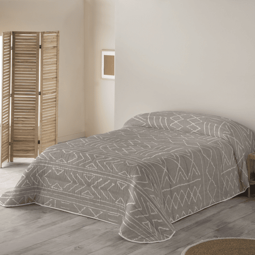 SANDAL - Edredom Nórdico Estampado - Ótimo Conforto e Acolchoamento Extra Macio - Peso 300 Gramas com Toque de Pena - Cama 150 - LINHO NAUEK