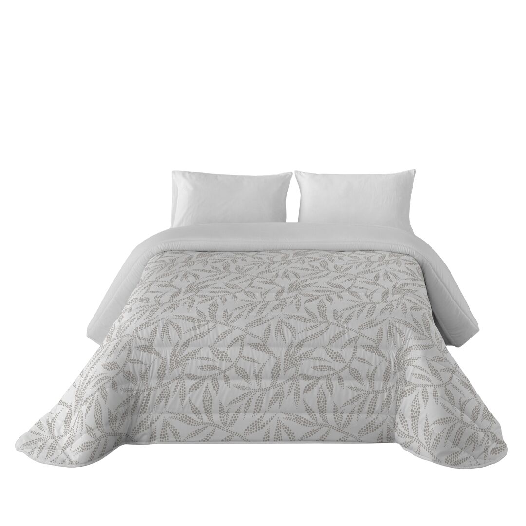 Sandal - edredón nórdico estampado - acolchado de gran confort y extrasuave - gramaje 300 gramos con tacto pluma - cama 135 - wakia stone
