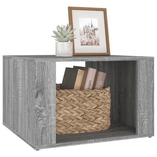 Mesa De Cabeceira - Mesinha De Cabeceira 57x55x36 cm derivados madeira cinzento sonoma