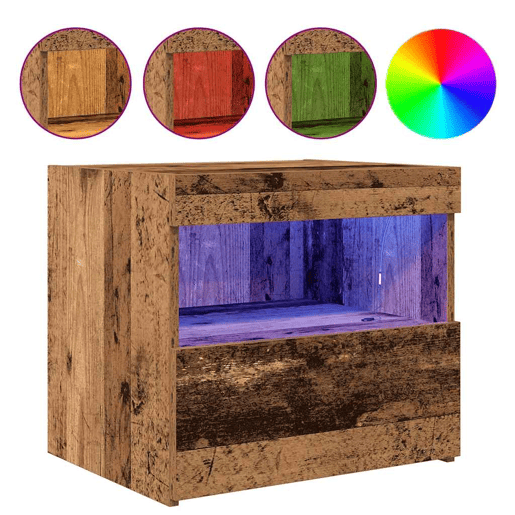 Mesa De Cabeceira Mesinha De Cabeceira - com gaveta Madeira antiga 50 x 40 x 45 cm