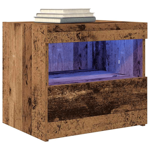 Mesa De Cabeceira Mesinha De Cabeceira - com gaveta Madeira antiga 50 x 40 x 45 cm