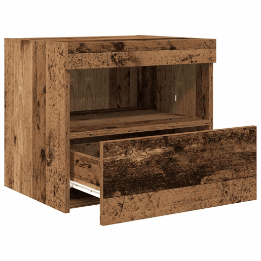 Mesa De Cabeceira Mesinha De Cabeceira - com gaveta Madeira antiga 50 x 40 x 45 cm