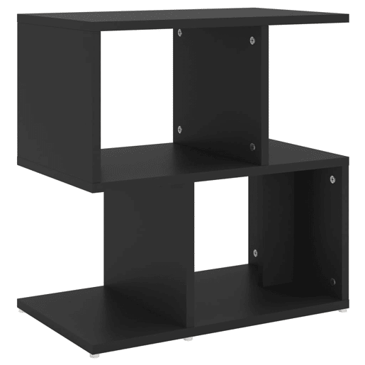 Mesa De Cabeceira - Mesinha De Cabeceira 50x30x51,5 cm derivados de madeira preto