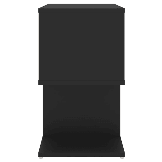 Mesa De Cabeceira - Mesinha De Cabeceira 50x30x51,5 cm derivados de madeira preto