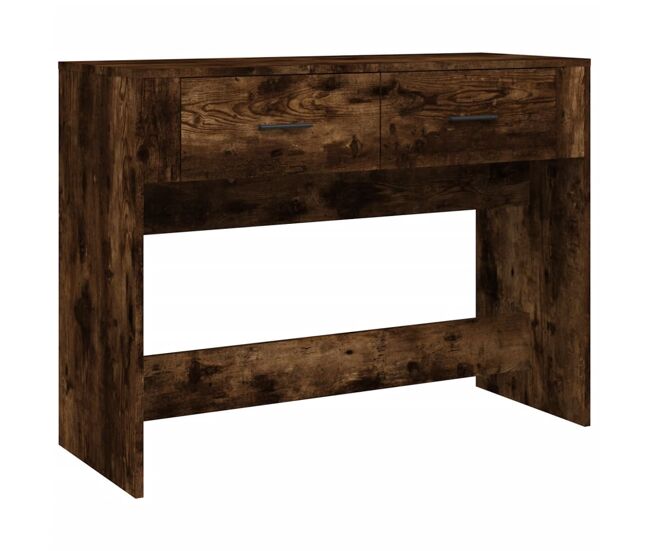 Mesa consola - mesa de entrada madera contrachapada roble ahumado 100x39x75 cm