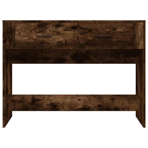 Mesa Consola - Mesa De Entrada 100x39x75 cm derivados de madeira carvalho fumado