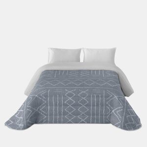 SANDAL - Edredom Nórdico Estampado - Ótimo Conforto e Acolchoamento Extra Macio - Peso 300 Gramas com Toque de Pena - Cama 180 - NAUEK GREY