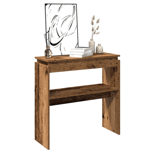 Mesa Consola - Mesa De Entrada 80x30x102 cm derivados de madeira madeira velha