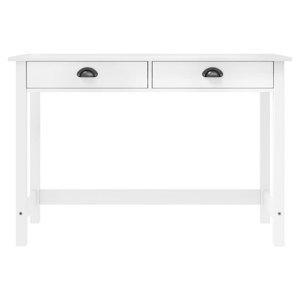 Mesa consola - mesa de entrada hill con 2 cajones madera pino 110x45x74 cm