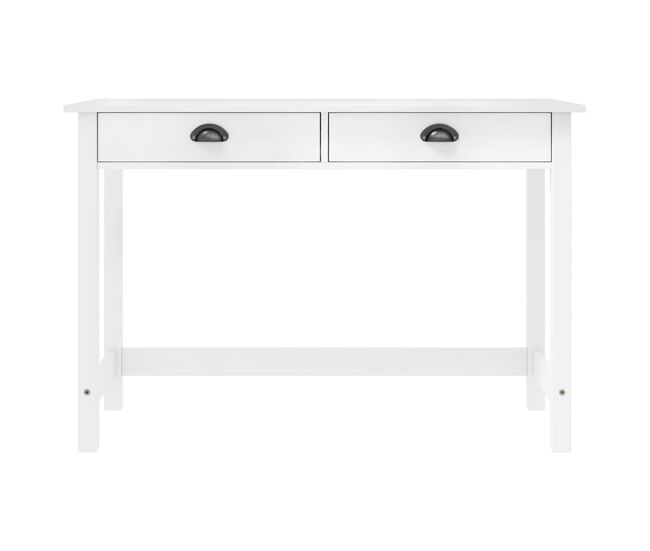 Mesa consola - mesa de entrada hill con 2 cajones madera pino 110x45x74 cm
