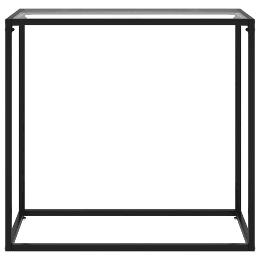 Mesa Consola - Mesa De Entrada 80x35x75 cm vidro temperado transparente