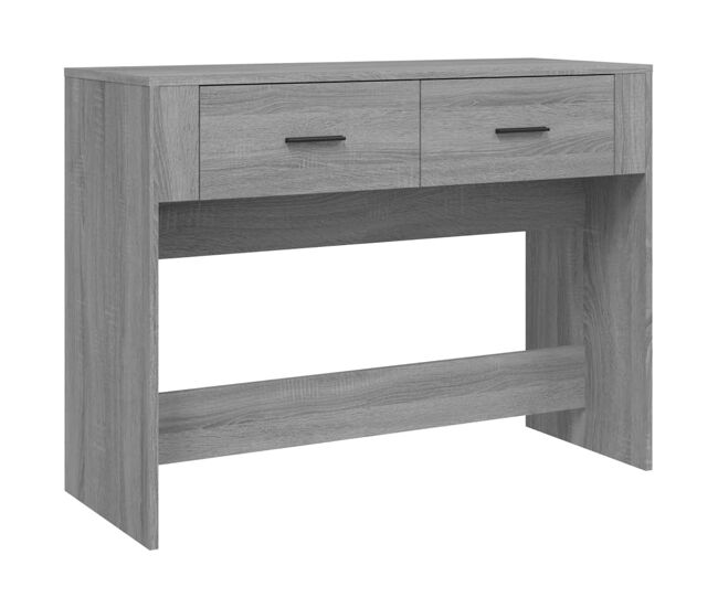 Mesa consola - mesa de entrada madera contrachapada gris sonoma 100x39x75 cm