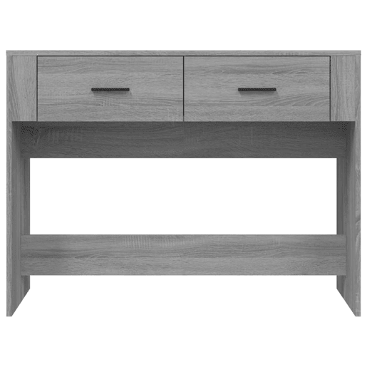 Mesa Consola - Mesa De Entrada 100x39x75 cm derivados de madeira cinzento sonoma